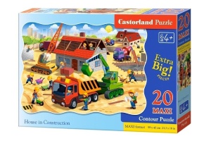 PUZZLE 20 MAXI - HOUSE IN CONSTRUCTION CASTOR