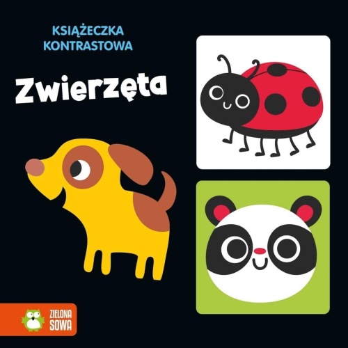 Książeczka kontrastowa. Zwierzęta, Natalia Berlik