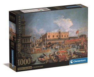 PUZZLE 1000 COMPACT MUSEUM, CLEMENTONI
