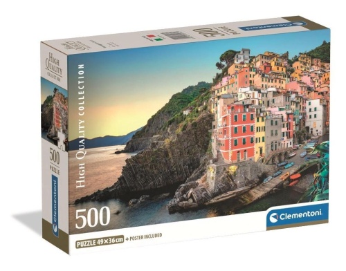 Puzzle 500 Riomaggiore Coast, Clementoni
