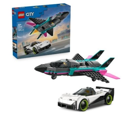 LEGO(R) CITY 60489 Odrzutowiec kontra samochód