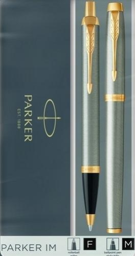 Zestaw prezentowy duo Im brushed metal GT, Parker