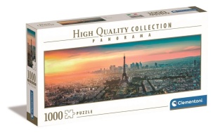 PUZZLE 1000 PANORAMA HQ PARIS, CLEMENTONI