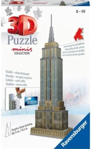 PUZZLE 3D MINI BUDOWLE. EMPIRE STATE BUILDING