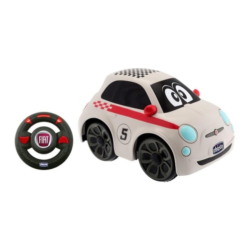Auto Fiat 500 z pilotem - biały, Chicco