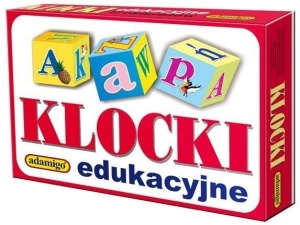 KLOCKI EDUKACYJNE 18 ELEMENTÓW, ADAMIGO