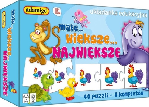 Małe większe największe, Adamigo