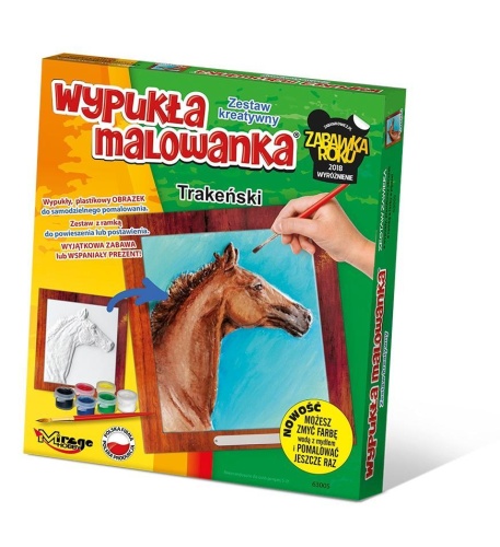 Wypukła malowanka Konie - Trakeński, Mirage Hobby