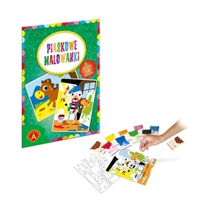 PIASKOWE MALOWANKI MALARZ I KONIK ALEX, ALEXANDER