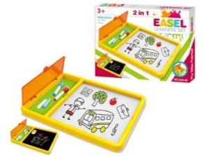 TABLICA DWUSTRONNA Z POJEMNIKIEM NA PRZYBORY