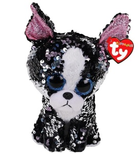 BEANIE BOOS PORTIA - CEKINOWY TERIER 24CM, TY