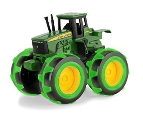 John Deere traktor świecące opony TOMY, TOMY