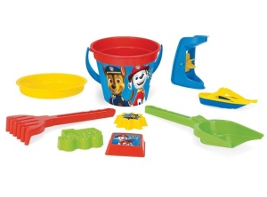 ZESTAW DO PIASKU 9 ELEMENTÓW PSI PATROL, WADER