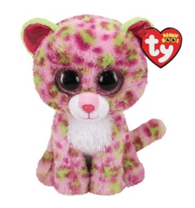 BEANIE BOOS LEOPARD RÓŻOWY LAINEY 24CM, TY