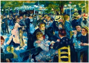 PUZZLE 1000 TAŃCE W LE MOULIN DE LA GALETTE