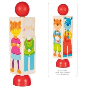 PUZZLE OBROTOWE: ZWIĘRZĘTA, GOKI