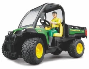 WYWROTKA JOHN DEERE GATOR 855D Z KIEROWCĄ, BRUDER