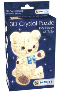 CRYSTAL PUZZLE MIŚ HENRY BRĄZOWY