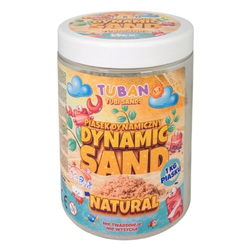 Piasek dynamiczny naturalny 1kg, Tuban