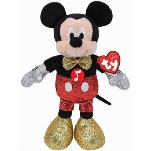 BEANIE BABIES MICKEY AND MINNIE - MYSZKA MIKI 20CM