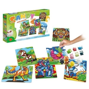 SANDY PIASKOWE MALOWANKI - GŁOWA TYGRYSA ALEX