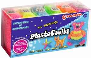 PLASTOCOOLKI ŚWIECĄCE 6 SZTUK, SELLMAR