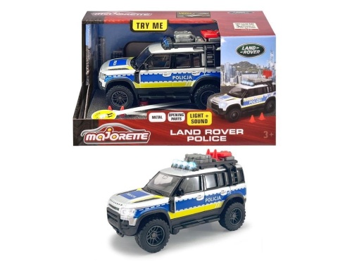 Majorette policyjny Land Rover 12,5cm, Majorette