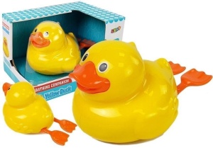 KACZKA DO KĄPIELI NA BATERIE 18CM, LEANTOYS