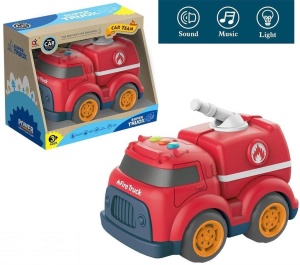 STRAŻ POŻARNA NA BATERIE ZE ŚWIATŁEM I DŹWIĘKIEM