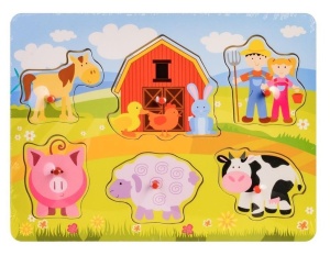 UKŁADANKA DREWNO - FARMA, DAFFI