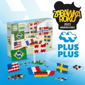 KLOCKI PLUS-PLUS NAUCZ SIĘ BUDOWAĆ FLAGI ŚWIATA