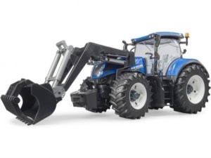 TRAKTOR NEW HOLLAND Z ŁADOWARKĄ, BRUDER