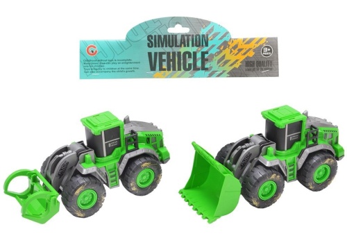 Zestaw pojazdów budowlanych 2szt, Trifox