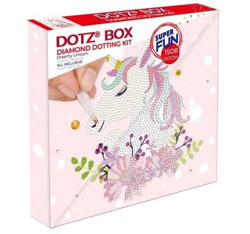 Diamond Dotz Box - Dreamy Unicorn, Diamond Dotz