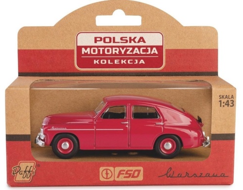 Kolekcja PRL Warszawa M20 bordowa, Daffi