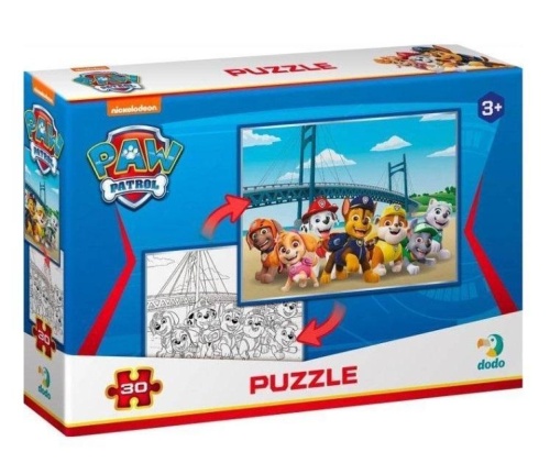 Puzzle 30 Paw Patrol 2 in1, Dodo