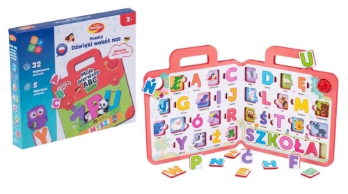 Puzzle dźwięki wokół nas Moje Pierwsze ABC, Dumel
