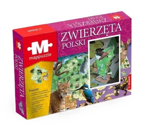 Mappuzzle - Zwierzęta Polski, Demart