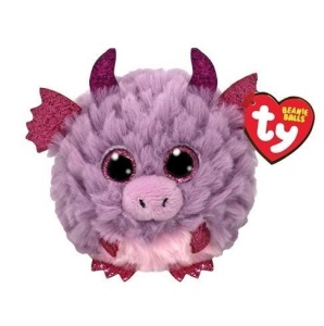 BEANIE BALLS SPARK - FIOLETOWY SMOK 10CM, TY