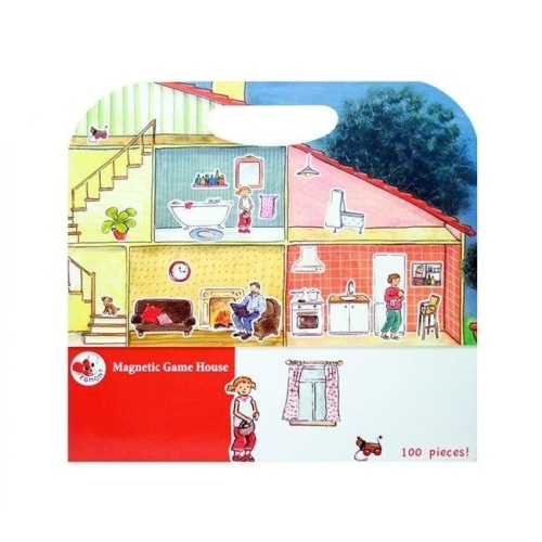 Układanka, gra magnetyczna, Dom, Egmont Toys