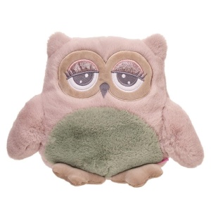 SOWA ABBY RÓŻOWO-MIĘTOWA 23CM, BEPPE