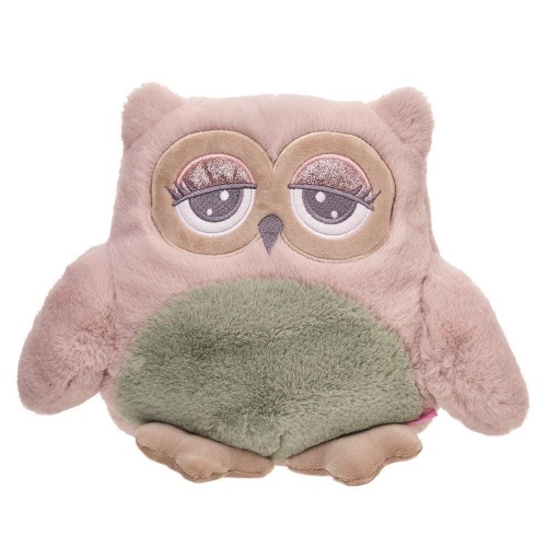 Sowa Abby różowo-miętowa 23cm, Beppe