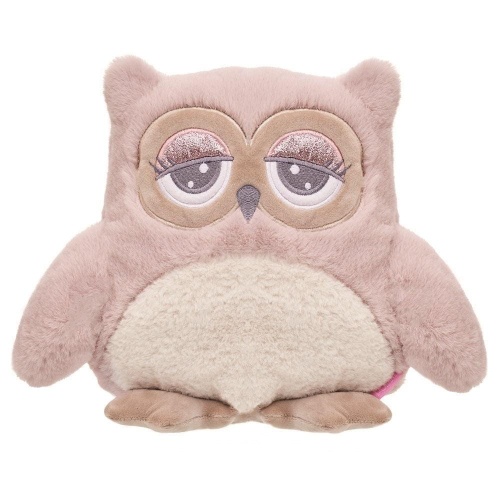 Sowa Abby różowo-kremowa 23cm, Beppe