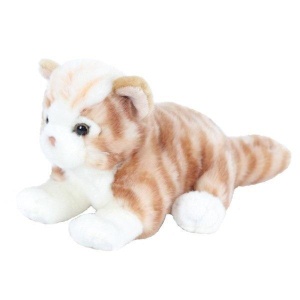 KOT LEŻĄCY RUDY 30CM, BENSIA