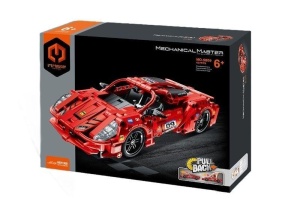 KLOCKI TECHNICZNE SUPER CAR CZERWONY, PRO KIDS