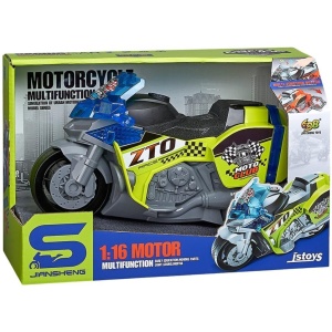 MOTOCYKL POLICYJNY 1:16 ŚWIATŁO DŹWIĘK, MAKSIK