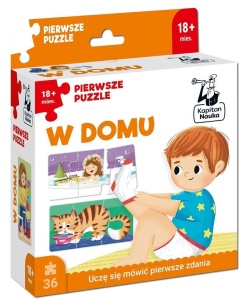 KAPITAN NAUKA. PIERWSZE PUZZLE W DOMU