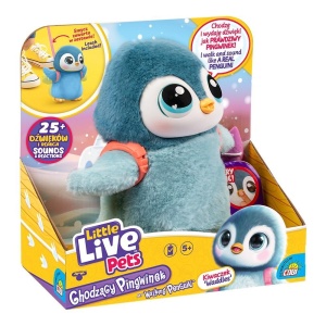 LITTLE LIVE PETS CHODZĄCY PINGWINEK, COBI