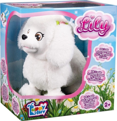 Puppy Luv. Piesek interaktywny Pudel Lily, TM Toys