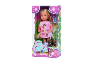 EVI Z PIESKAMI NA SPACERZE 12CM, SIMBA